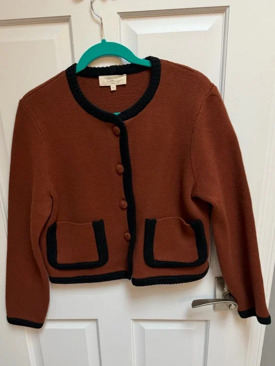 Sezane Auguste Jacket Havana - Size M - Picture 1 of 4